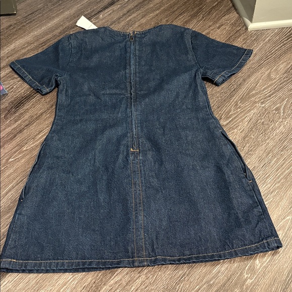Abercrombie & Fitch Dark Blue Denim Dress - Picture 4 of 4